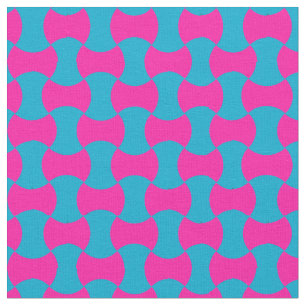 Tela Modelo geométrico islámico de la magenta y de la