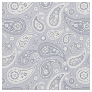 Tela Modelo gris retro de Paisley