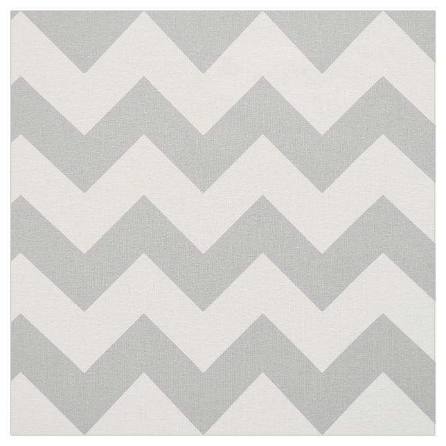 Tela Modelo gris y blanco de Chevron del zigzag (Retal)
