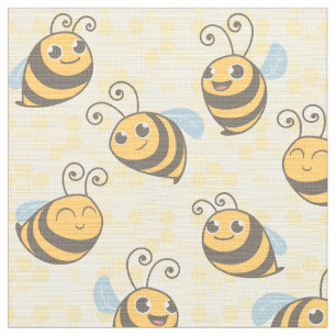 Tela Modelo inconsútil de la abeja de la miel