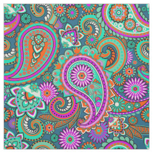 Tela Modelo inconsútil floral II de Paisley + sus idea
