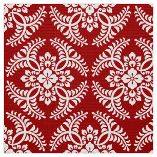 Tela Modelo japonés del medallón, de color rojo oscur