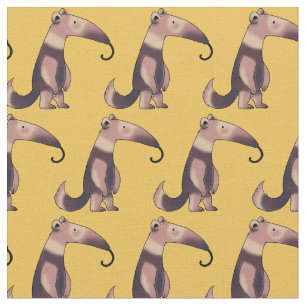 Tela modelo lindo del anteater del dibujo animado