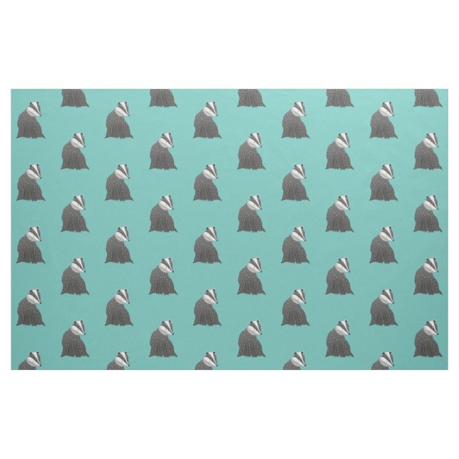 Tela Modelo lindo del tejón ("Cuarto gordo" (fat quarter))