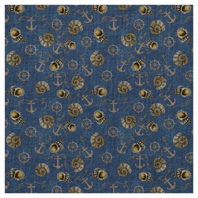 Tela modelo náutico azul (Retal)