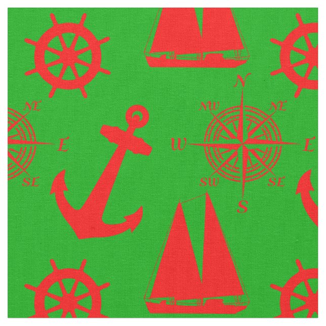 Tela Modelo náutico costero del navidad (De cerca)