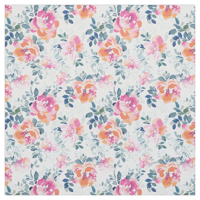 Tela Modelo pintado de los rosas (Retal)
