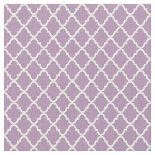 Tela Modelo purpúreo claro de Quatrefoil del monograma