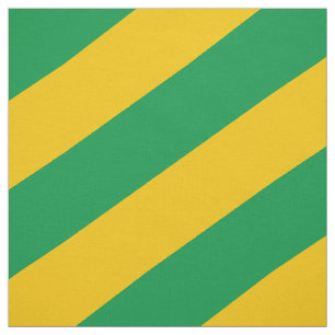Tela Modelo rayado verde y amarillo