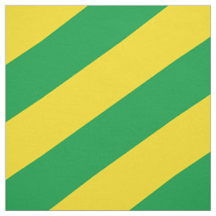 Tela Modelo rayado verde y amarillo