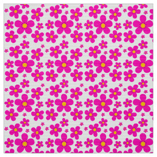 Tela modelo retro floral