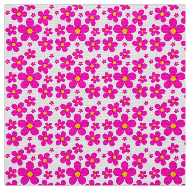 Tela modelo retro floral (Retal)