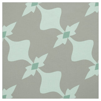 Tela Modelo retro gris de la menta de moda