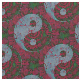Tela Modelo rojo de Yin Yang