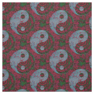 Tela Modelo rojo de Yin Yang