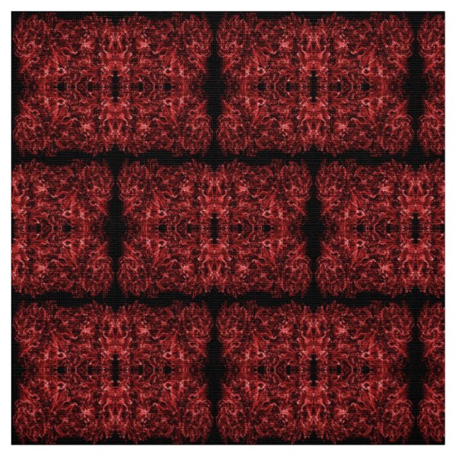 Tela Modelo rojo dinámico abstracto, (Retal)