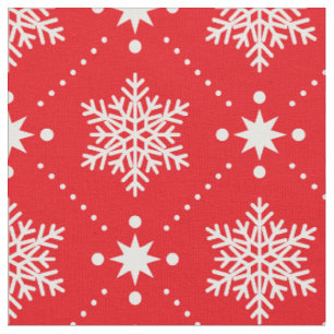 Tela Modelo rojo y blanco clásico del navidad de los