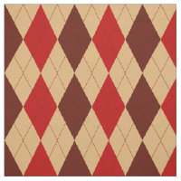 Modelo rojo y del moreno marrón de Argyle
