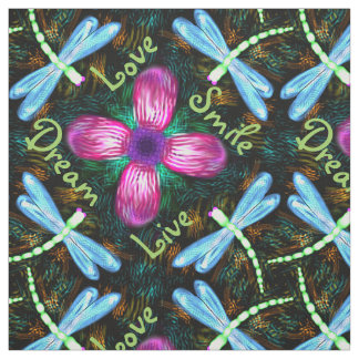 Tela Modelo rosado del reflejo del negro de la flor de