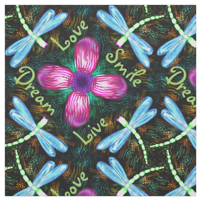 Tela Modelo rosado del reflejo del negro de la flor de (Retal)