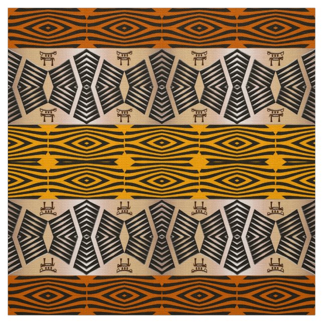 Tela modelo tribal africano étnico (Retal)