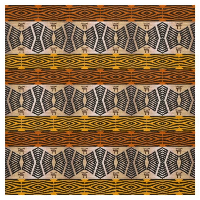 Tela modelo tribal africano étnico (Retal)