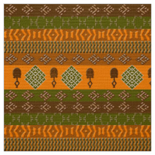 Tela modelo tribal africano étnico