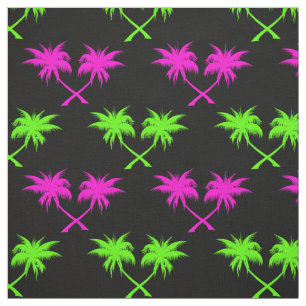 Tela Modelo tropical de las palmeras