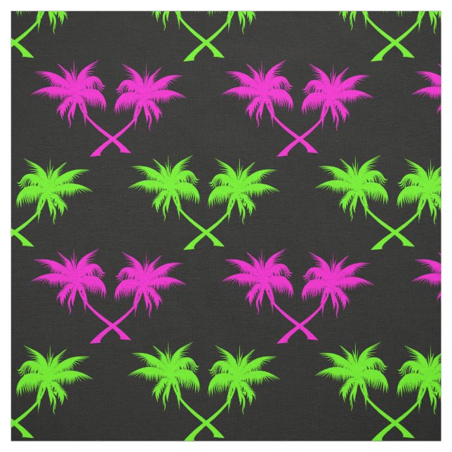 Tela Modelo tropical de las palmeras (Retal)