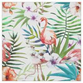 Tela Modelo tropical del jardín de la naturaleza del