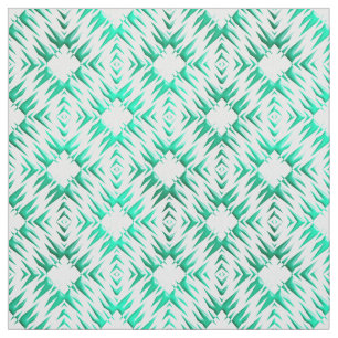 Tela Modelo verde azulado geométrico abstracto