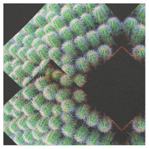 Tela modelo verde del diamante negro del cactus de