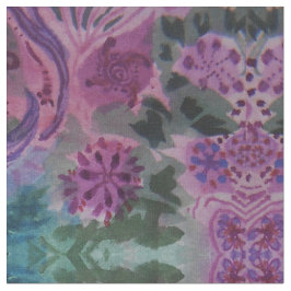 Tela Modelo verde y púrpura