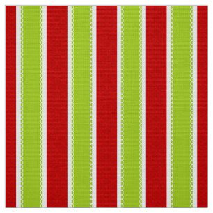 Tela Modelo verde y rojo del día de fiesta del navidad