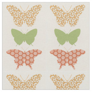 Tela Modelos de mariposa decorativos en el fondo poner
