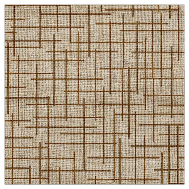 Tela Modern Crosshatch burlap texture pattern (Retal)