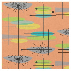 Tela moderna 27 del diseño de las medias lunas de
