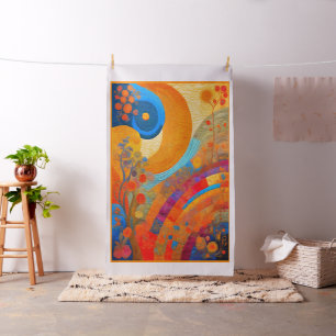 Tela Moderna imagen de Sol y Flores de Quilt Quilt Sew