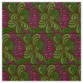 Tela Modernas bañeras de forma libre - verde y magenta