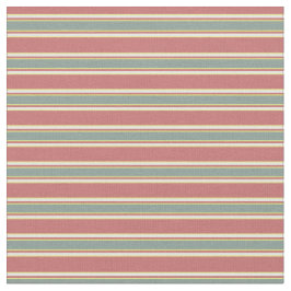 Tela Modernas rayas de mediados de siglo l Burgundy Tur