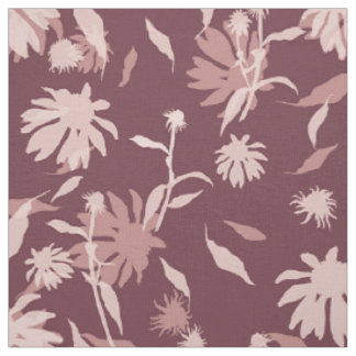 Tela Moderno Conefarris Patrón Floral Púrpura Pálido