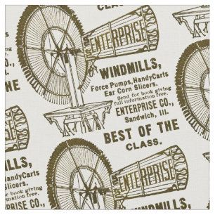 TELA MOLINO DE VIENTO 1889 DE LA EMPRESA DE ILLINOIS