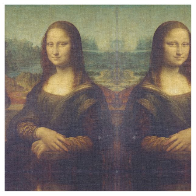 Tela Mona Lisa (De cerca)