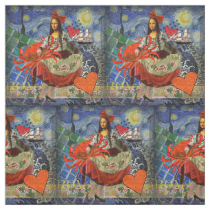 Tela Mona Lisa Diversión Zodíaco Caprichoso 
