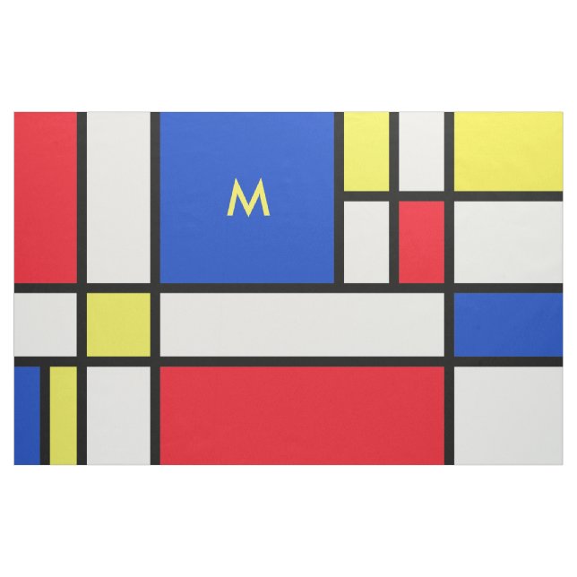 Tela Mondrian inspiró arte abstracto del diseño (Yarda)