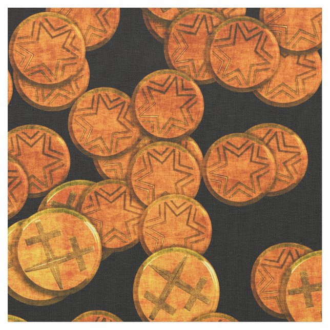 Tela Monedas 1A (De cerca)