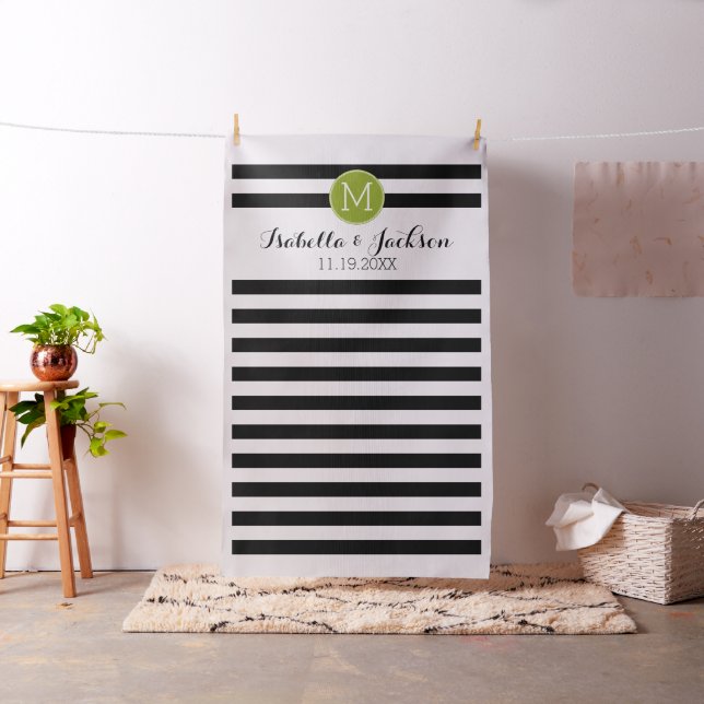 Tela Monograma de novia de novia casera (In Situ)