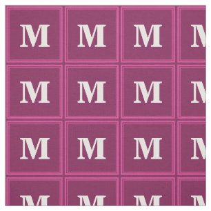 Tela Monograma fucsia