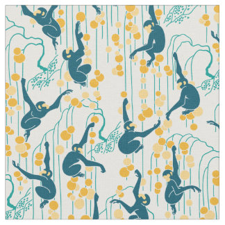 Tela Monos Art Déco (otoño)