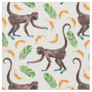 Tela Monos dulces que hacen juegos malabares plátanos